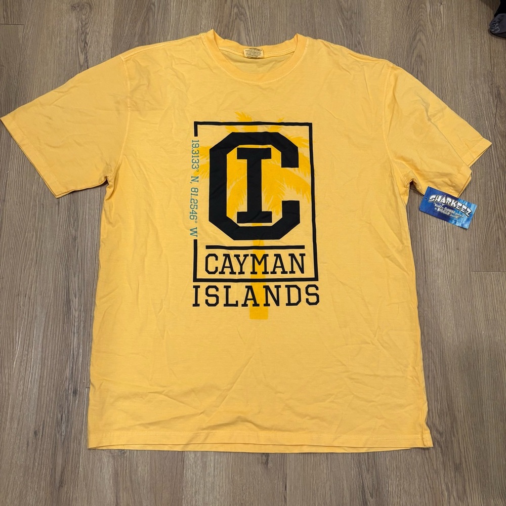 Windsor Yellow Cayman Islands Tee